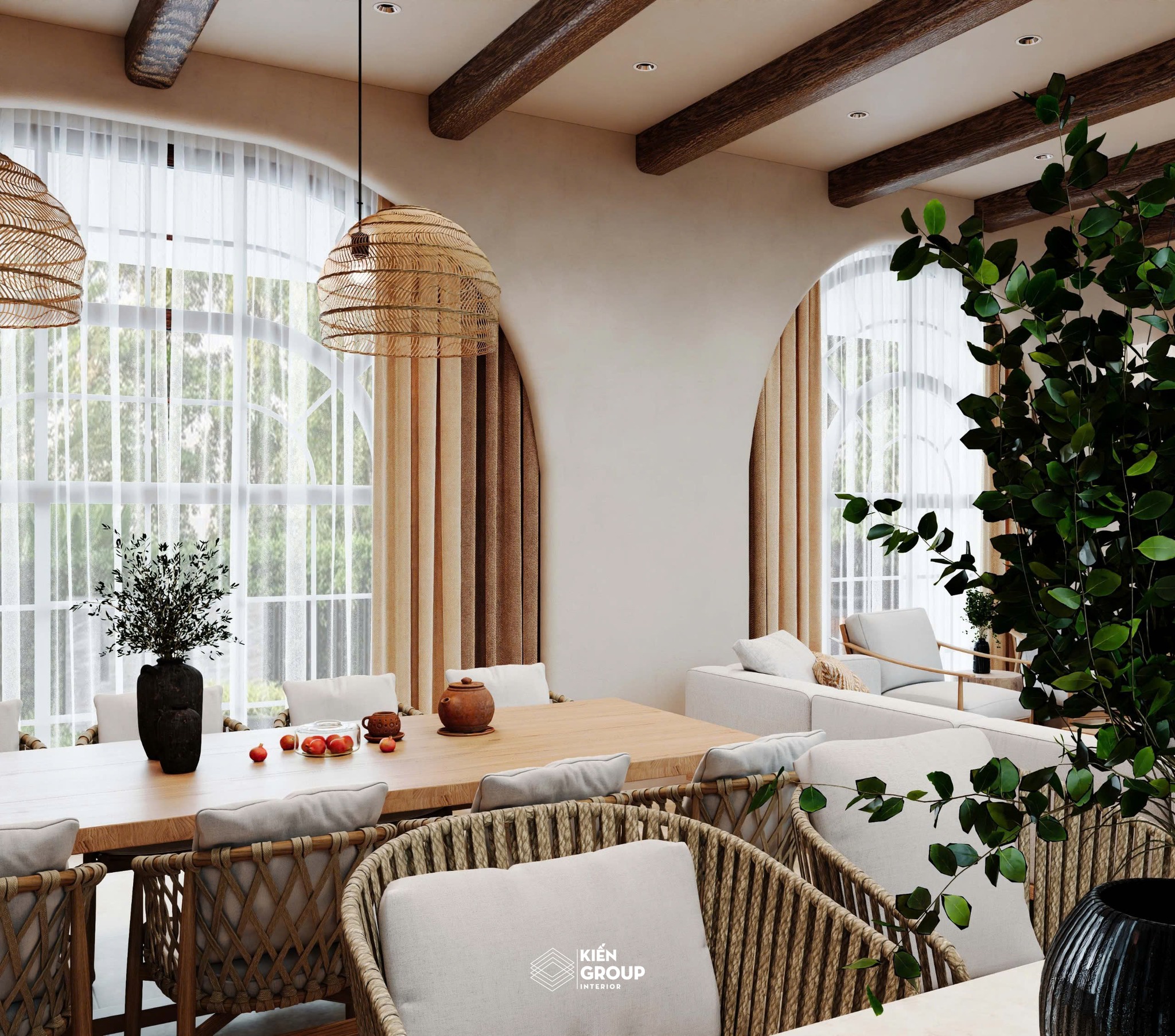 [HN] KIẾN TRÚC & NỘI THẤT BA SAO | KIM BẢNG - 2 Tầng